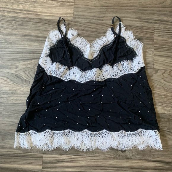 Victoria's Secret Lace and Polka Dot Cami - Picture 4 of 5